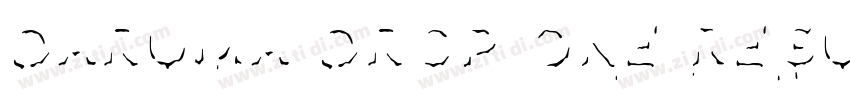 Daruma Drop One Regu字体转换